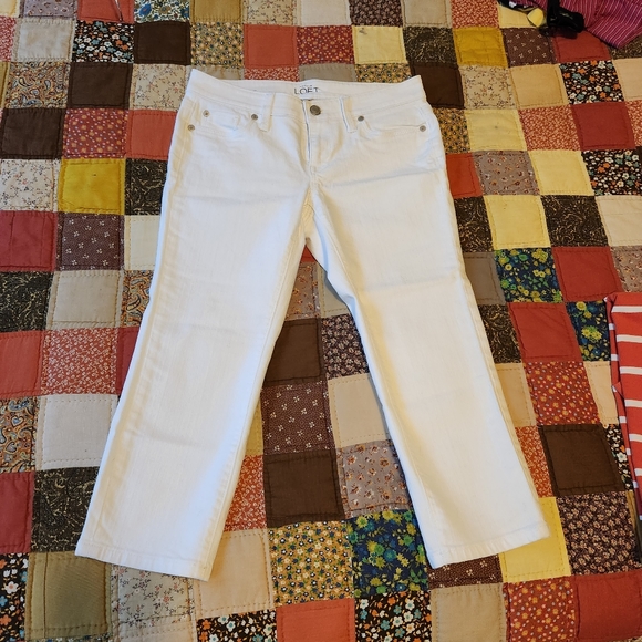 Ann Taylor Loft Crop Jeans - Picture 1 of 4